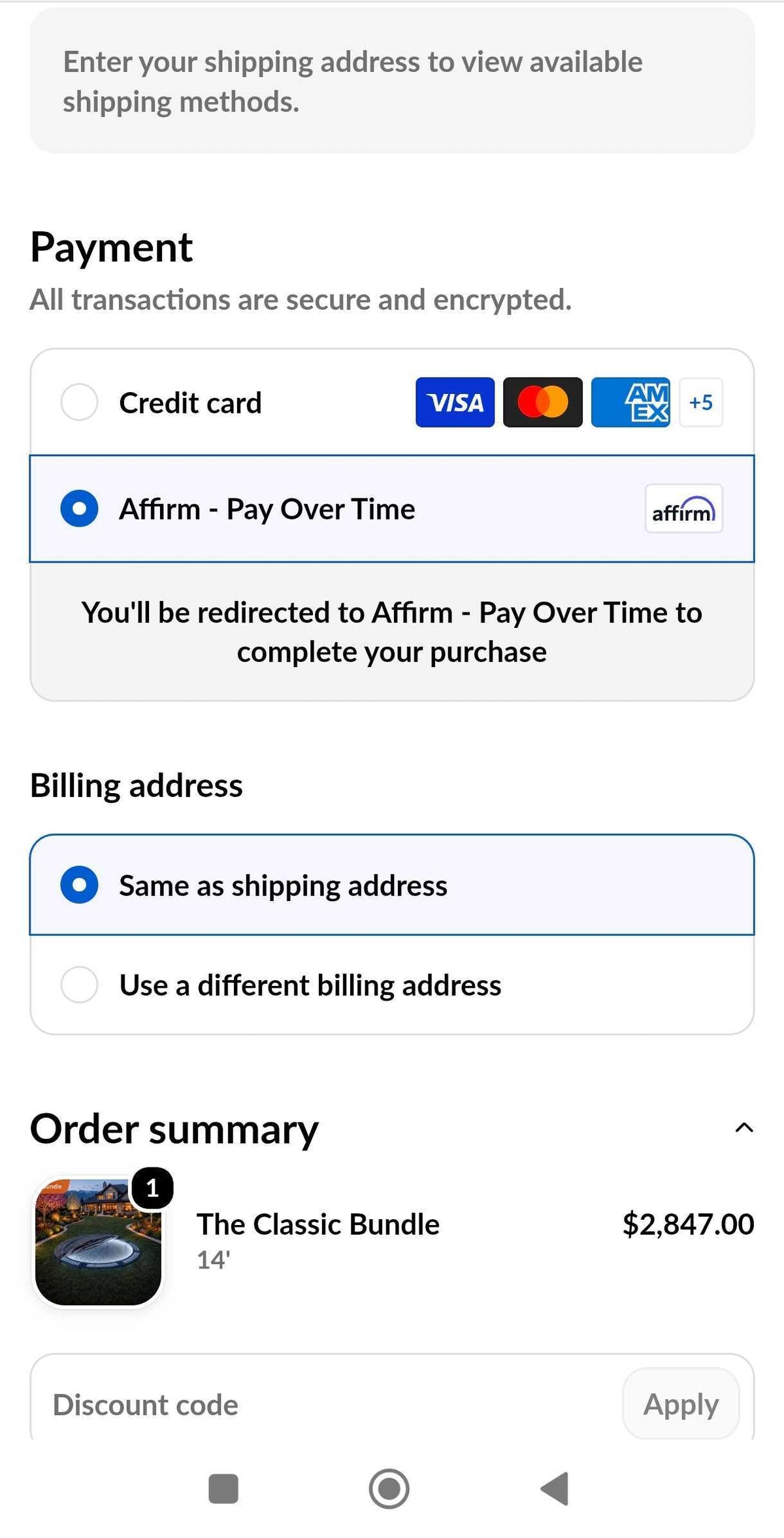 3. Pay