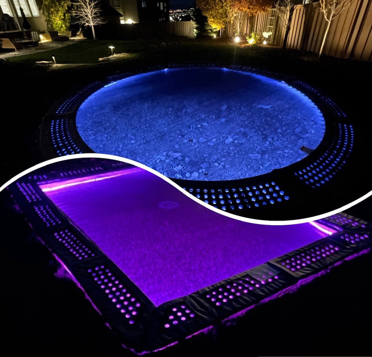 NIGHTGLO Trampoline LED system