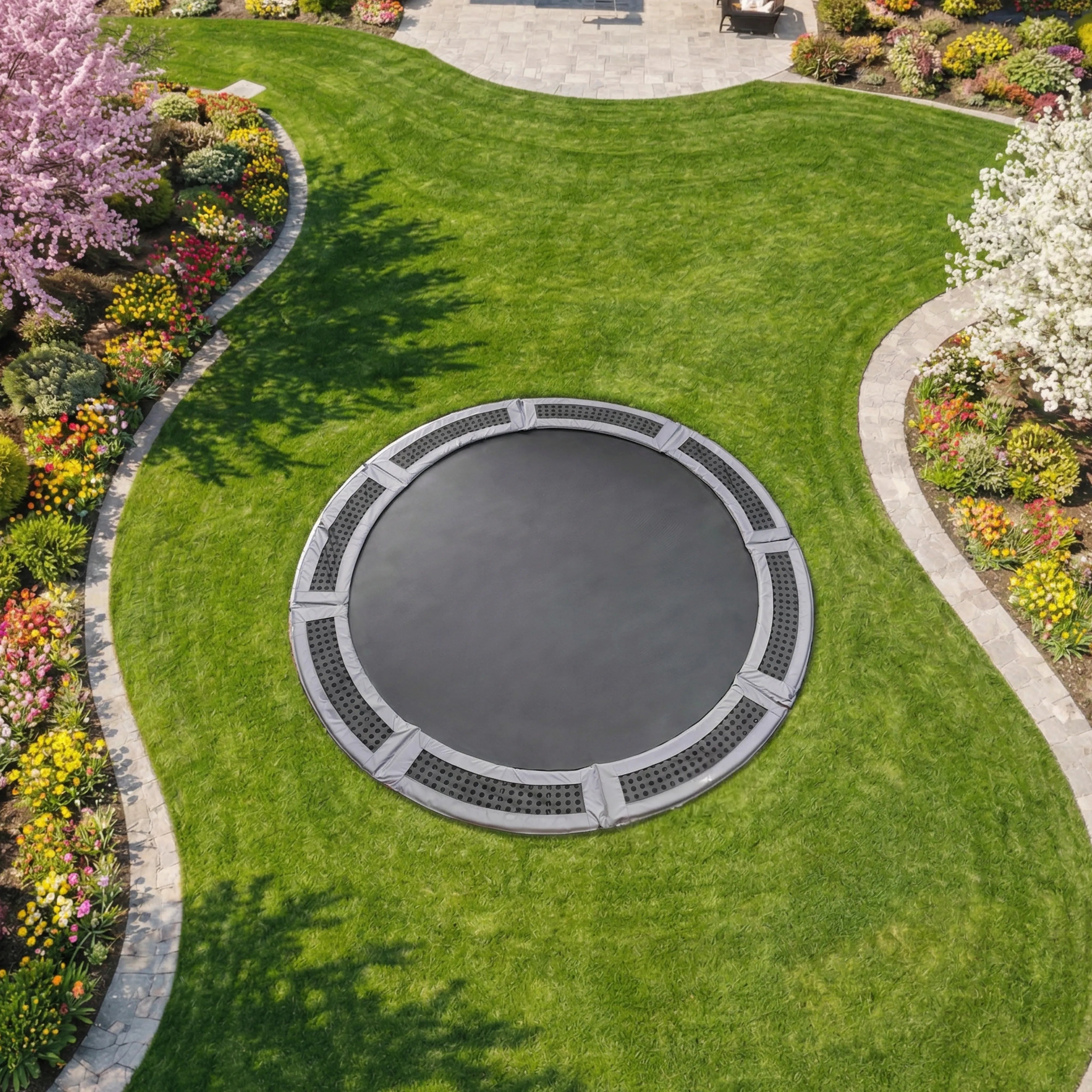 The Classic | 14' In-Ground Trampoline System