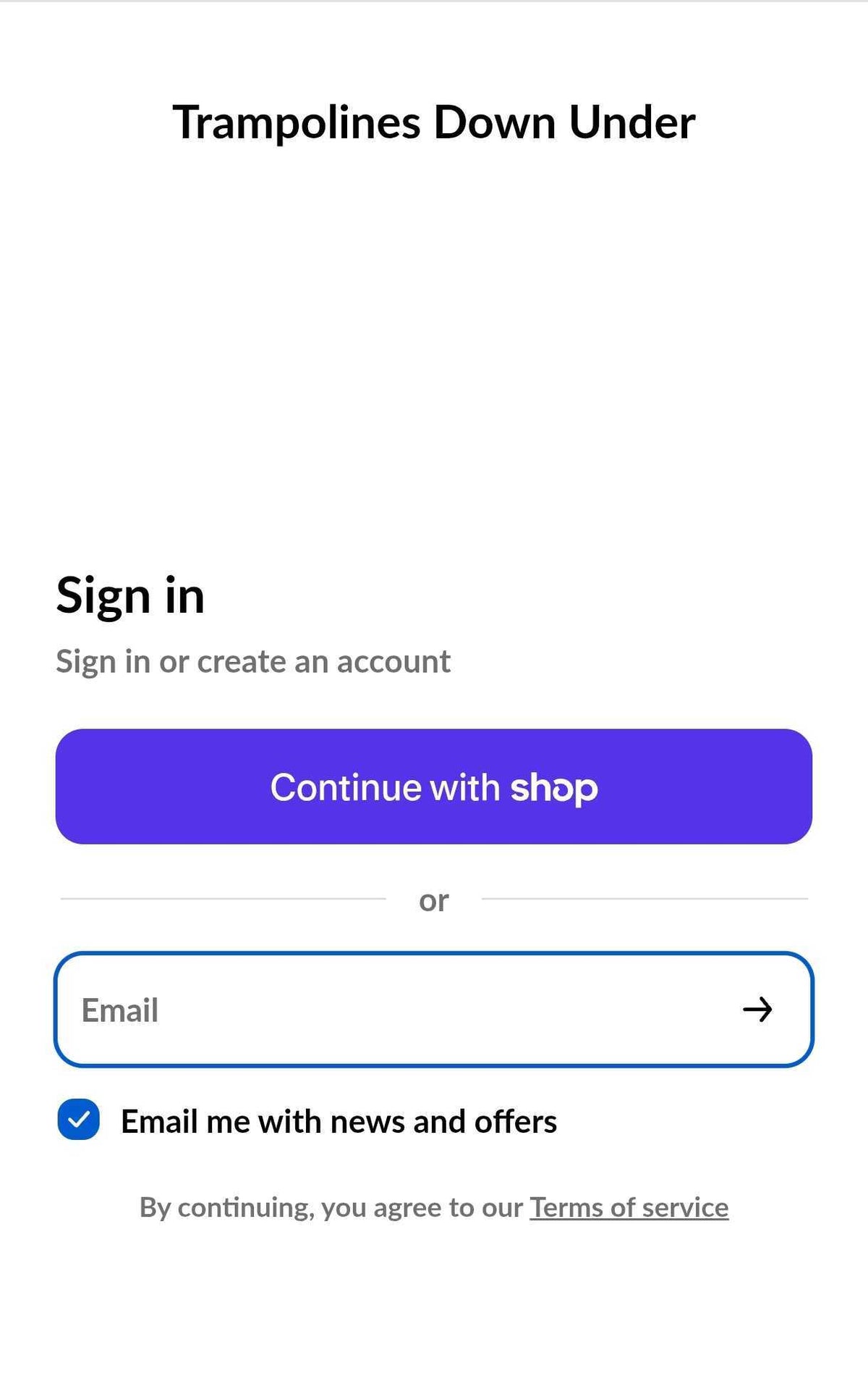 2. Log in