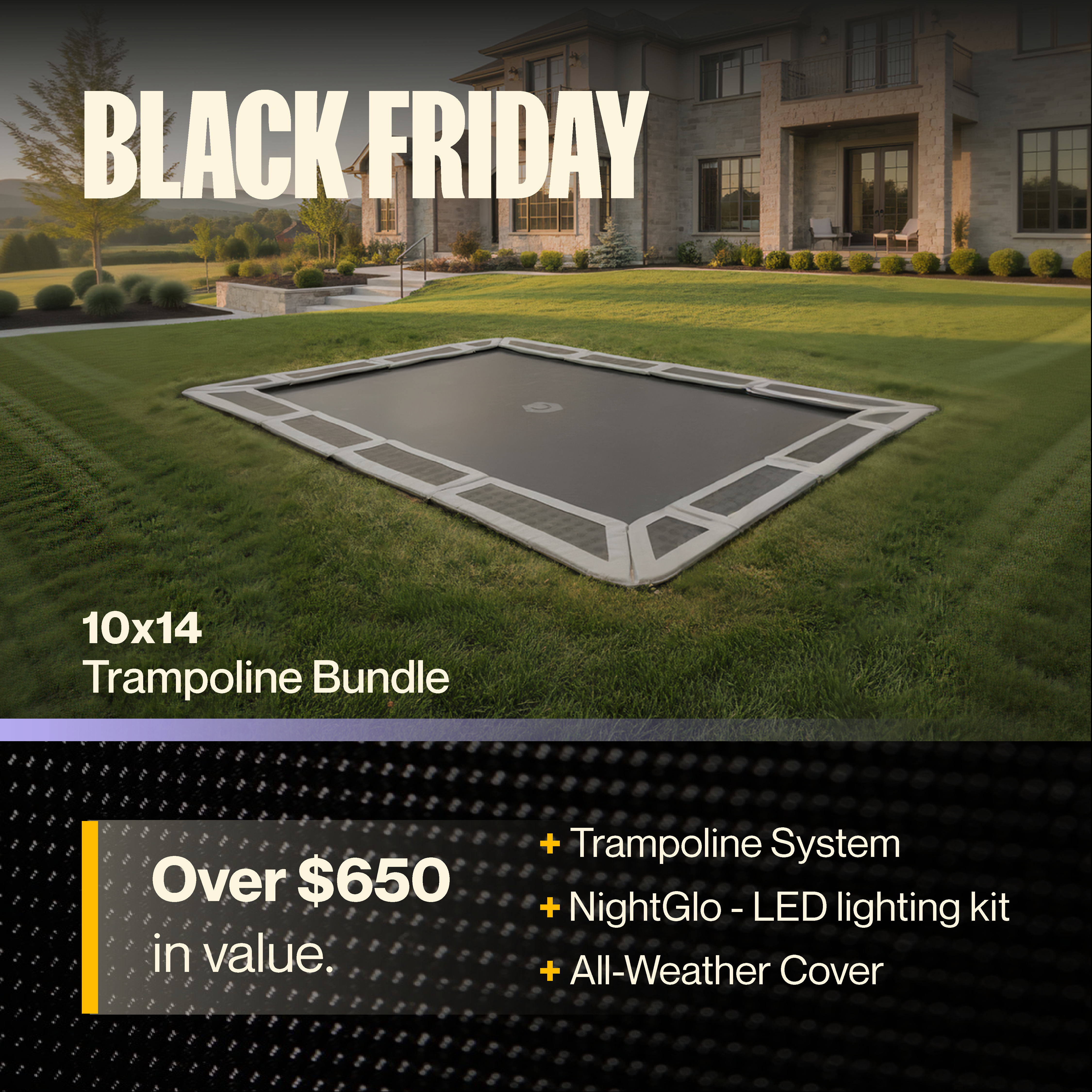 Black Friday Bundle - 10x14 North Trampoline