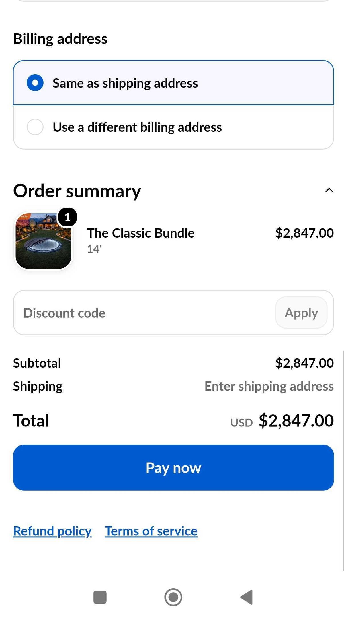 1. Fill your cart