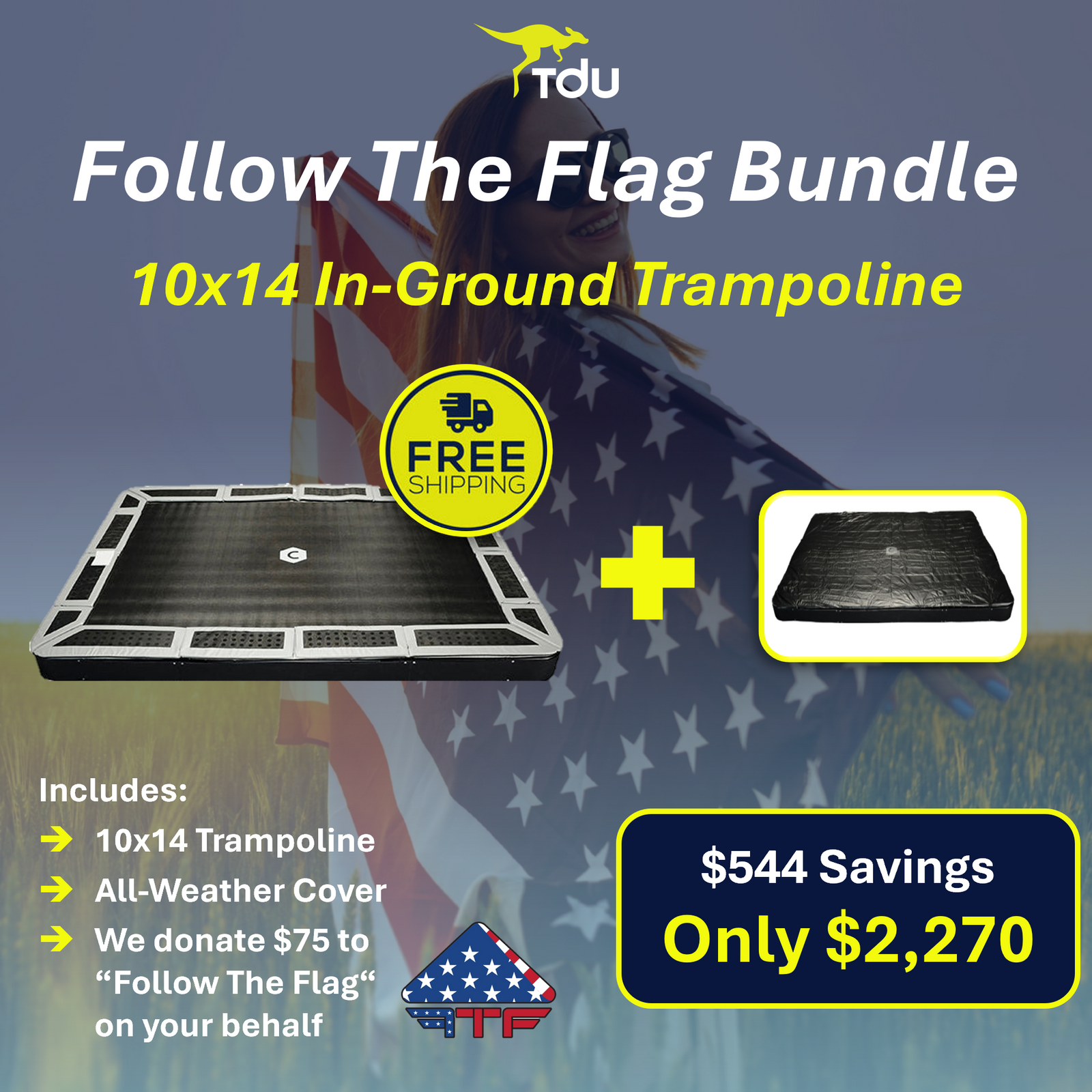 10x14 Follow The Flag Bundle
